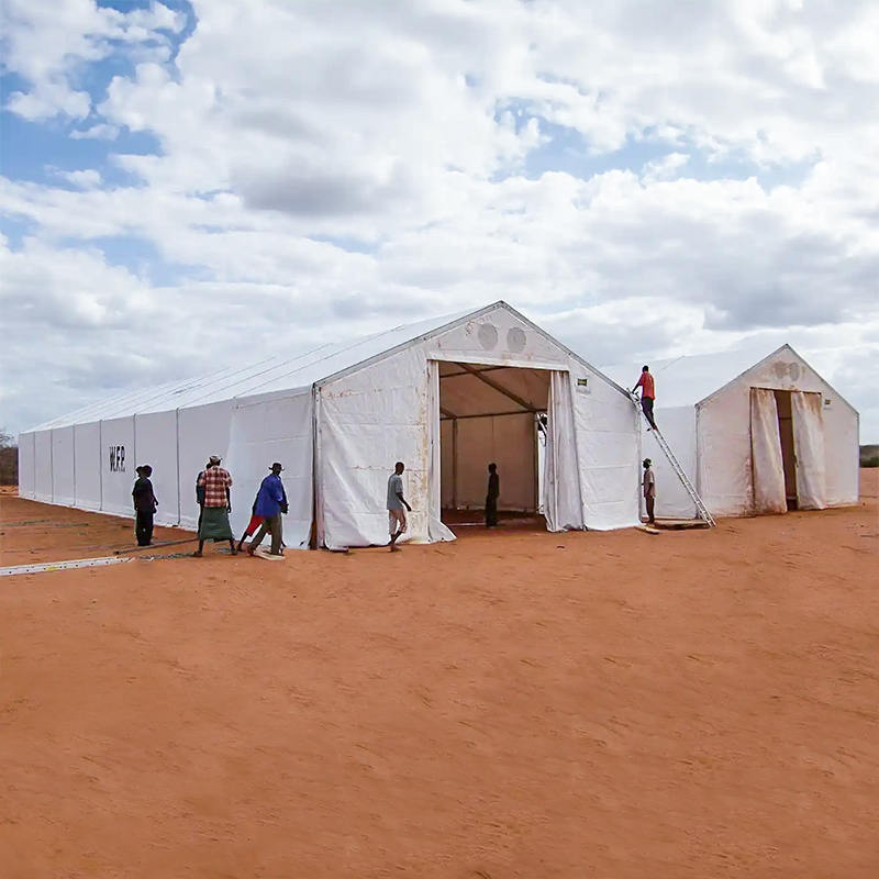 IFRC/ICRC/WFP/IOM Standard Fire-Retardant UV-Resistant 10x24m Tent Mobile Storage Units(MSU)