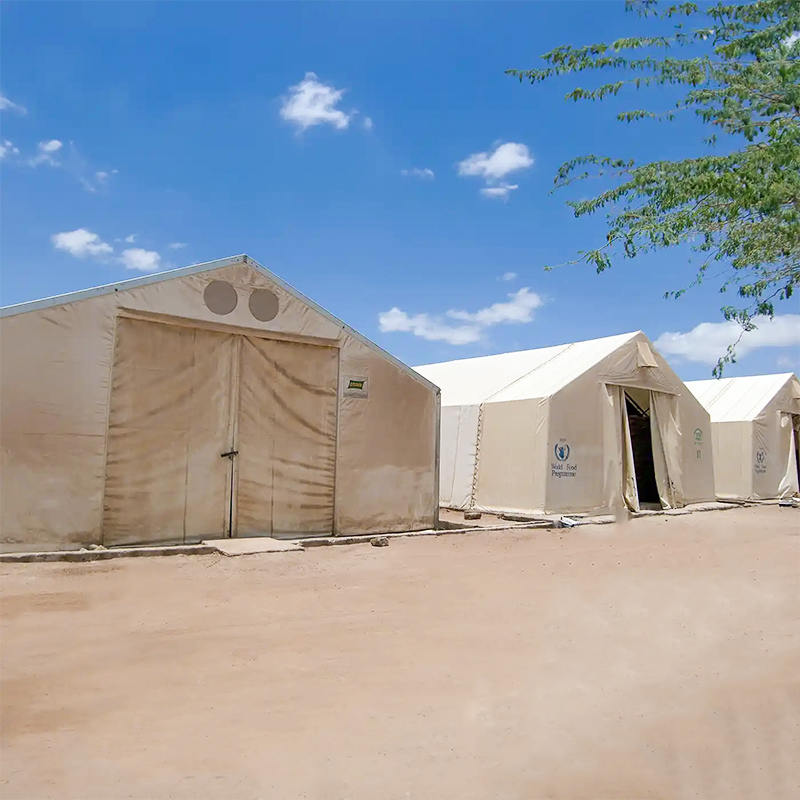 IFRC/ICRC/WFP/IOM Standard Fire-Retardant UV-Resistant 10x24m Tent Mobile Storage Units(MSU)