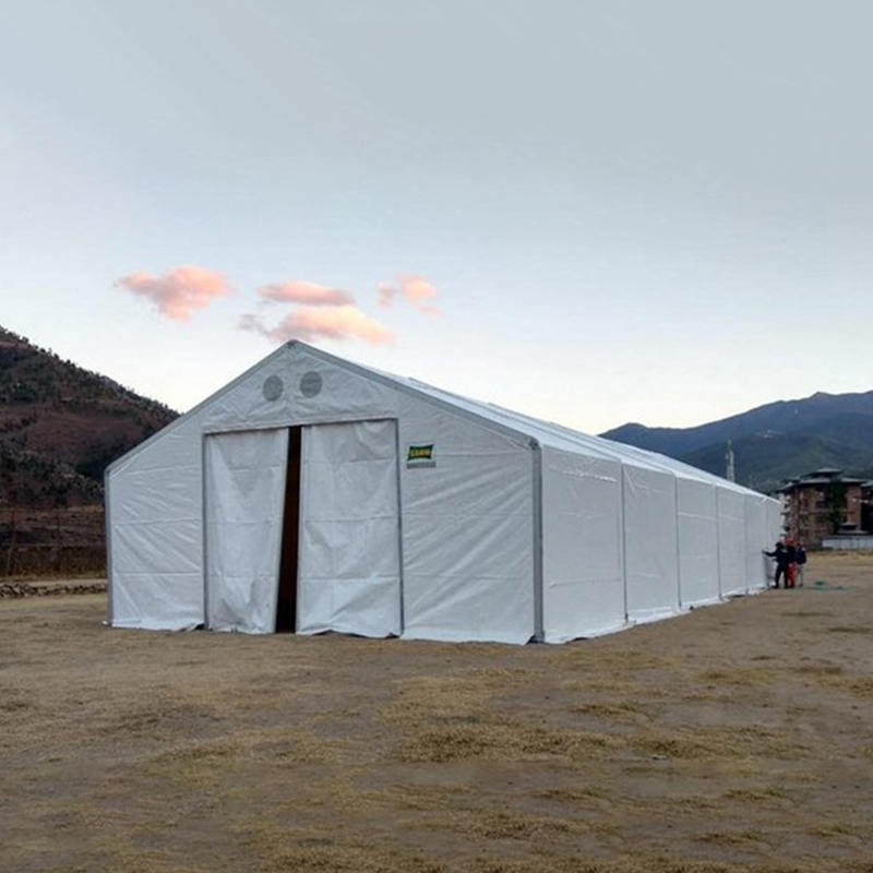 IFRC/ICRC/WFP/IOM Standard Fire-Retardant UV-Resistant 10x24m Tent Mobile Storage Units(MSU)
