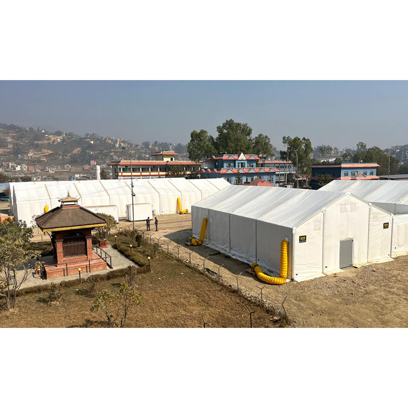 IFRC/ICRC/WFP/IOM Standard Fire-Retardant UV-Resistant 10x24m Tent Mobile Storage Units(MSU)