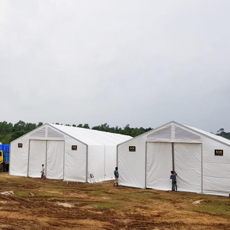 IFRC/ICRC/WFP/IOM Standard Fire-Retardant UV-Resistant 10x24m Tent Mobile Storage Units(MSU)