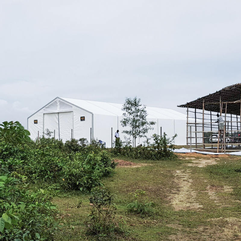 IFRC/ICRC/WFP/IOM Standard Fire-Retardant UV-Resistant 10x24m Tent Mobile Storage Units(MSU)