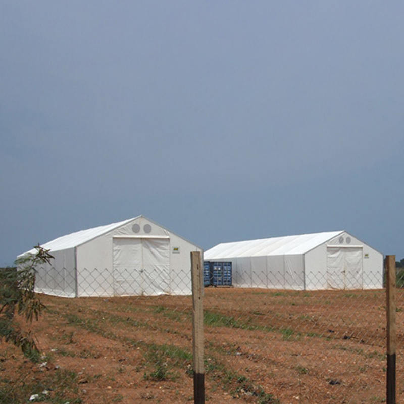 IFRC/ICRC/WFP/IOM Standard Fire-Retardant UV-Resistant 10x24m Tent Mobile Storage Units(MSU)