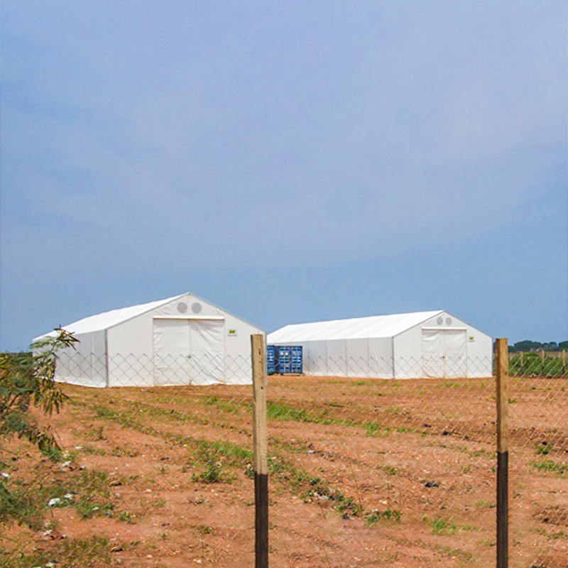 IFRC/ICRC/WFP/IOM Standard 10x32m Durable Flexible Storage Tent Mga Mobile Storage Unit(MSU)