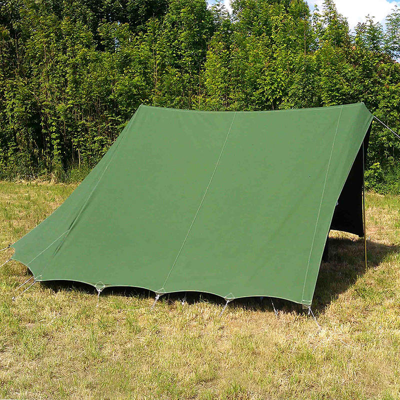 5.2x5.5m Traditional Scout Canvas Tent para sa 8 Tao