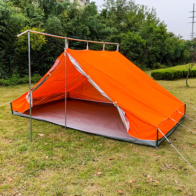 5.2x5.5m Traditional Scout Canvas Tent para sa 8 Tao