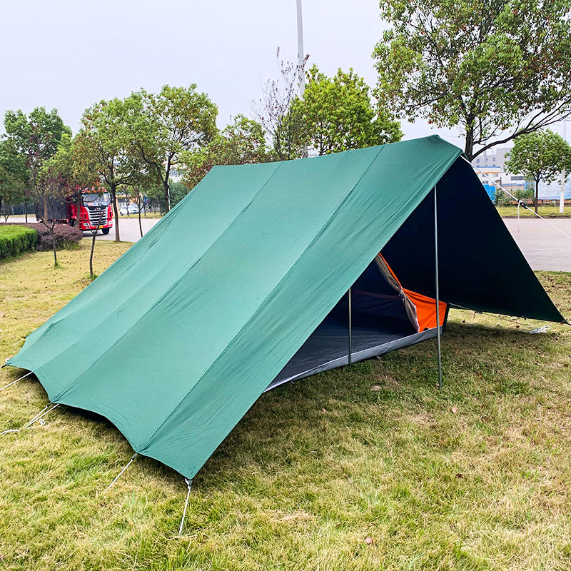 5.2x5.5m Traditional Scout Canvas Tent para sa 8 Tao