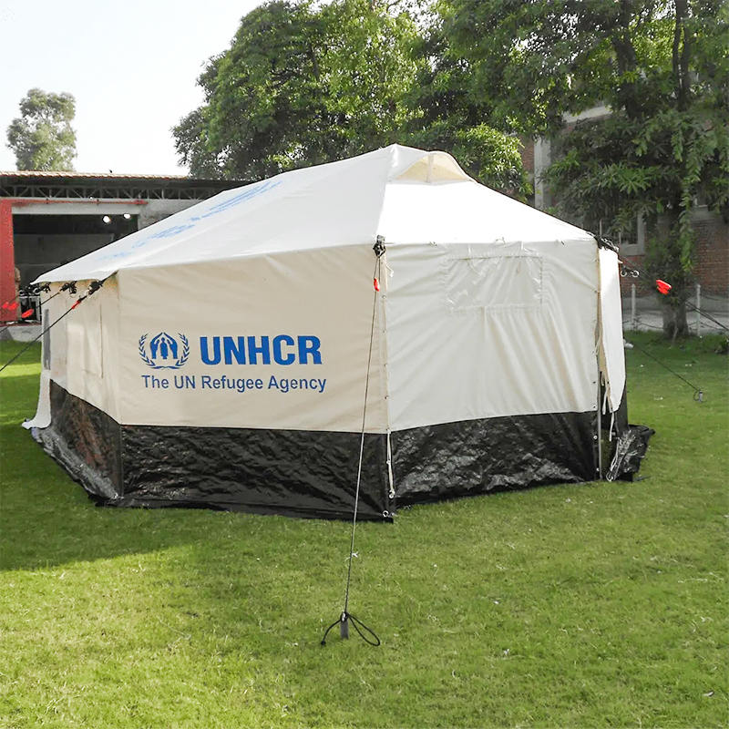 ICRC IFRC UNHCR Standard 5-Person Double Foldable All-Weather Family Tent