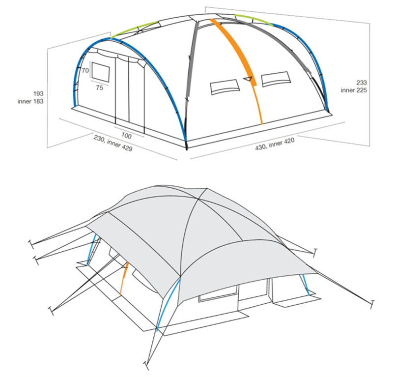 UNHCR Standard Self-Standing Family Tent