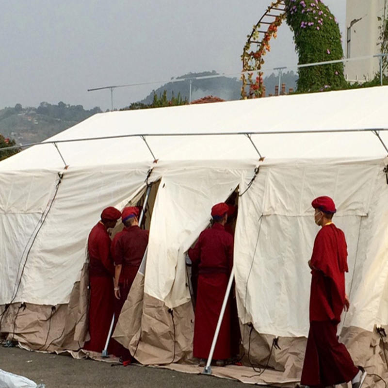 MSF/ICRC/IFRC Standard 45m² Multi-Purpose Tent Base Tent na Ginagamit para sa Schooling, Office, Clinic