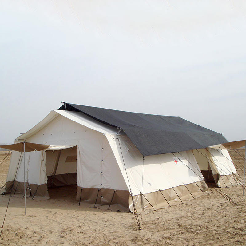 MSF/ICRC/IFRC Standard 45m² Multi-Purpose Tent Base Tent na Ginagamit para sa Schooling, Office, Clinic