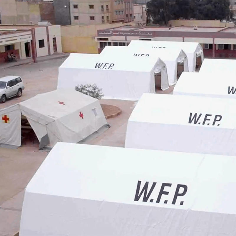 IFRC/ICRC/WFP/IOM Standard Fire-Retardant UV-Resistant 10x24m Tent Mobile Storage Units(MSU)