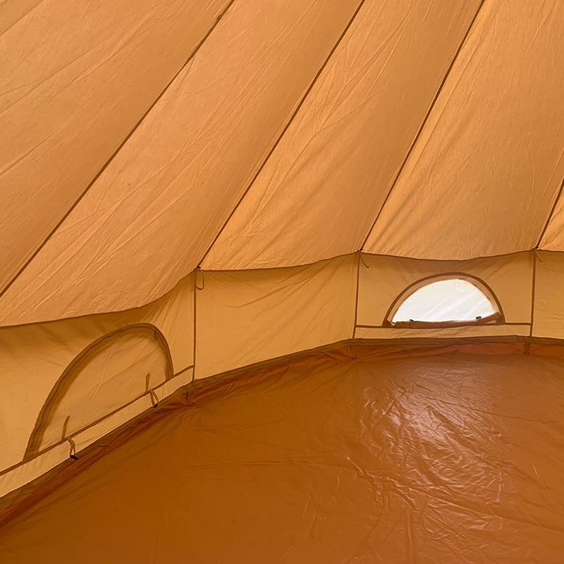 4m 4 Person Canvas Bell Tent para sa Family Camping