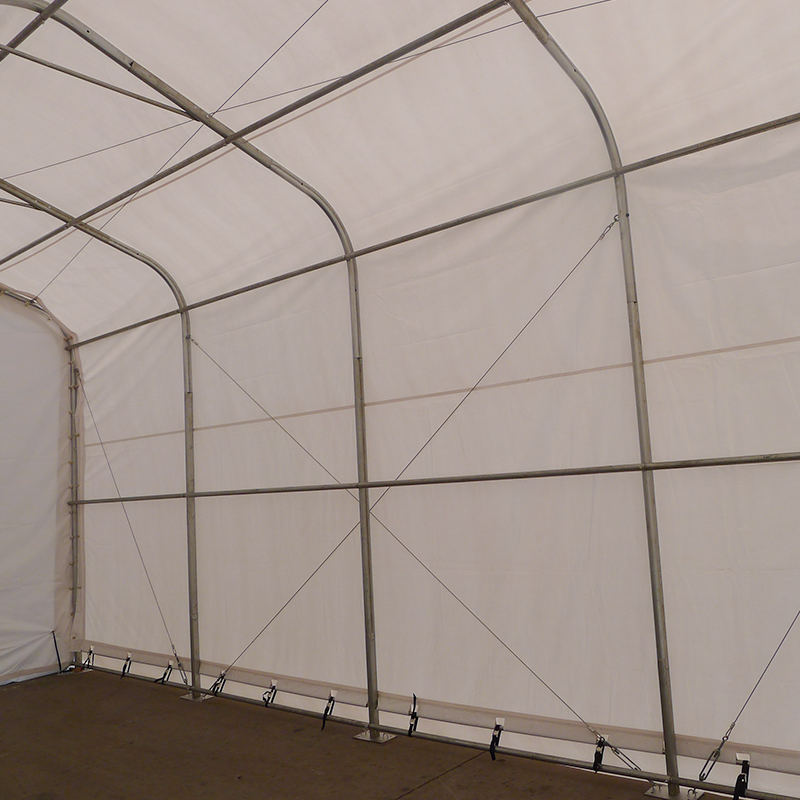 6X6m 2.6m Sideheight Waterproof PVC Warehouse Portable Tent Hall