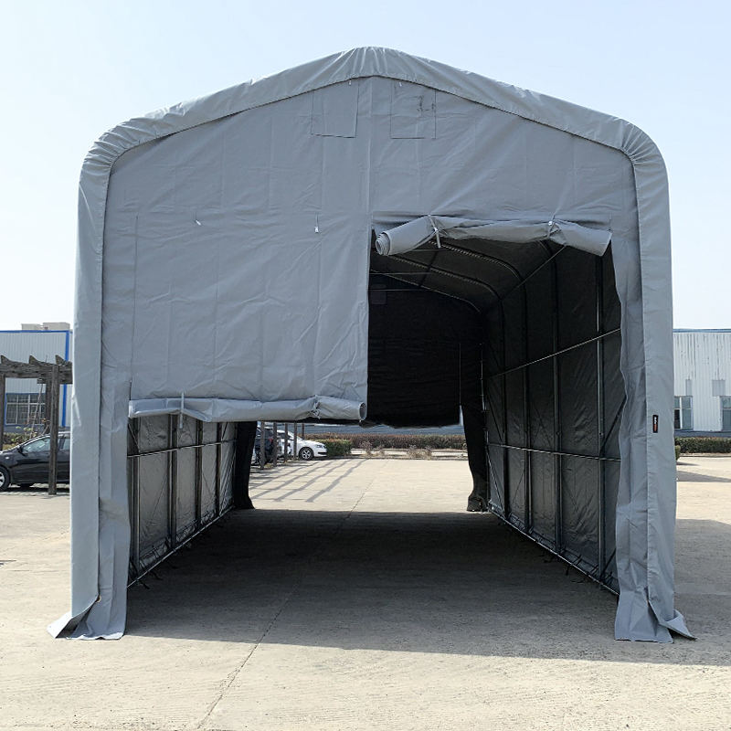 5X10 4m Sideheight Panlabas na Warehouse Storage Tent Flexible Malaking Garage