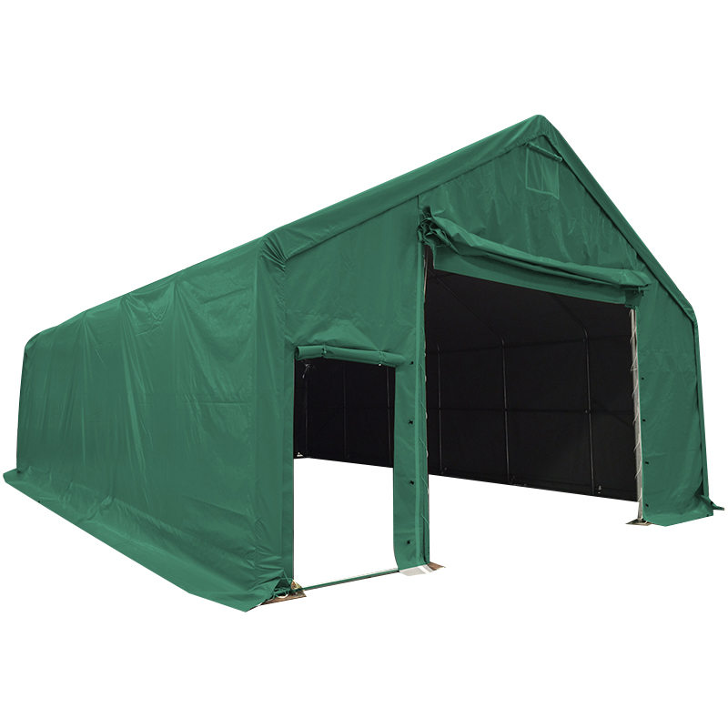 8X12m-3m PVC Warehouse Industrial Malaking Green Storage Tent