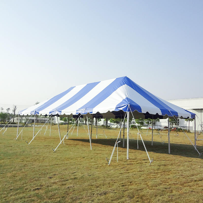 5X10m Tradisyunal na Waterproof PVC Party Pole Tent