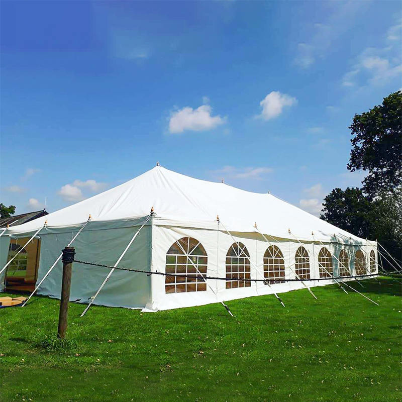 9X18m Tradisyunal na PVC Heavy Duty Pole Tent