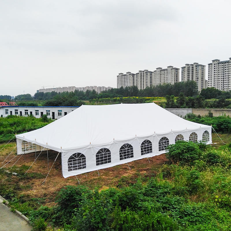 9X18m Tradisyunal na PVC Heavy Duty Pole Tent