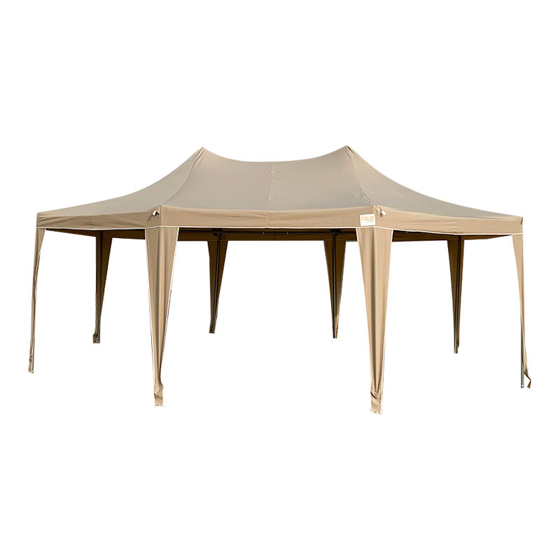 5x6.8m Traditional Octagonal Pagoda Waterproof PVC Party Pavilion Gazebo Tent