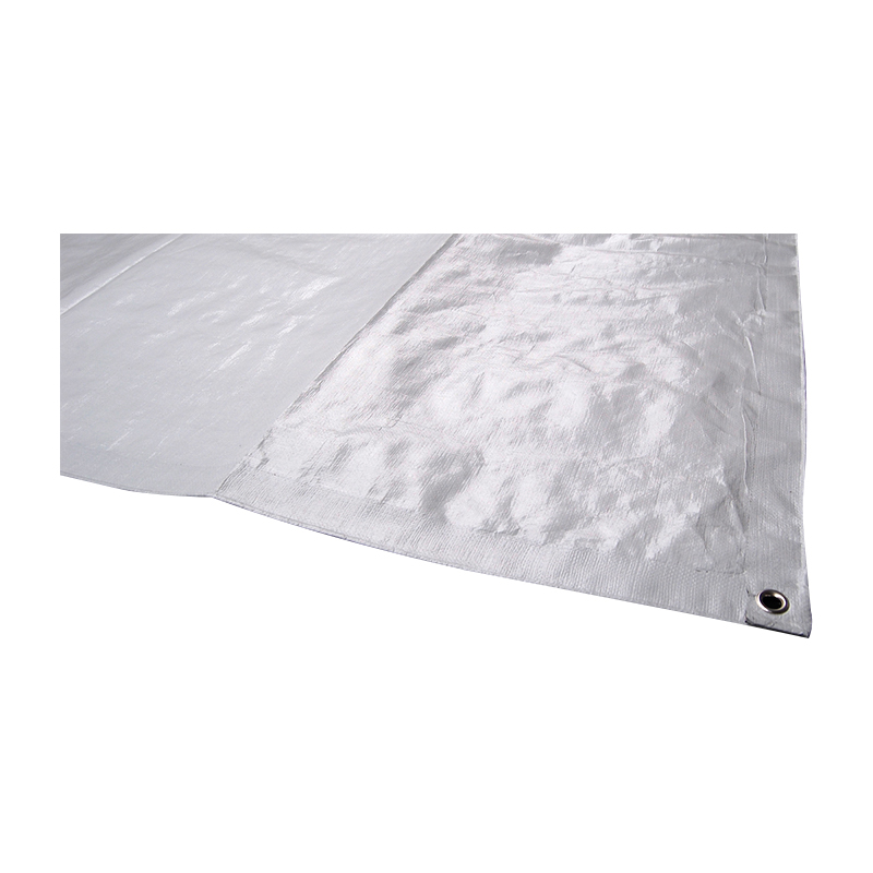 4x50m Hinabing HDPE Black Plastic Tarpaulin