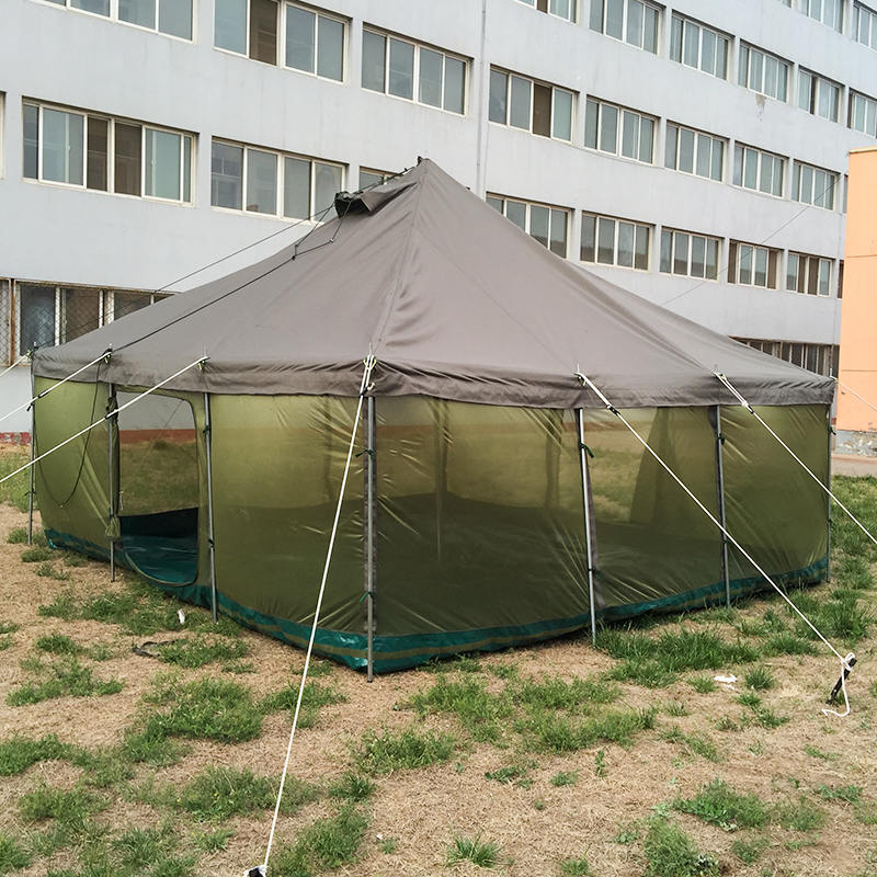 4.8x4.8m Militar Pole Tent- Uri ng Tropikal