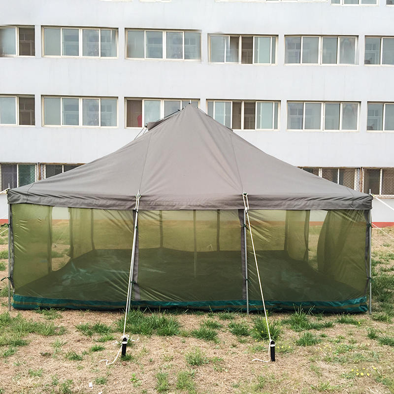4.8x4.8m Militar Pole Tent- Uri ng Tropikal