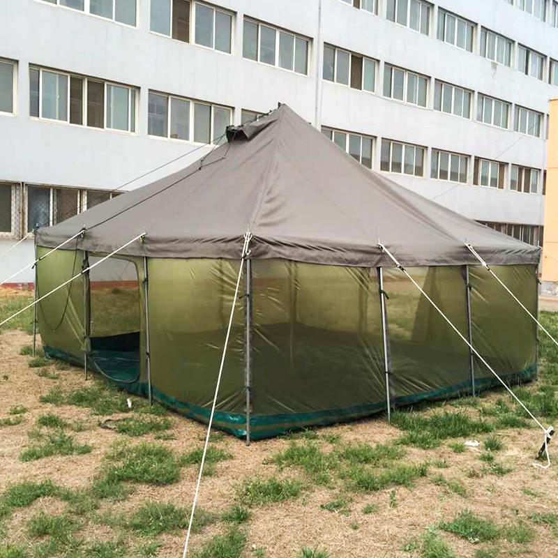 4.8x4.8m Militar Pole Tent- Uri ng Tropikal