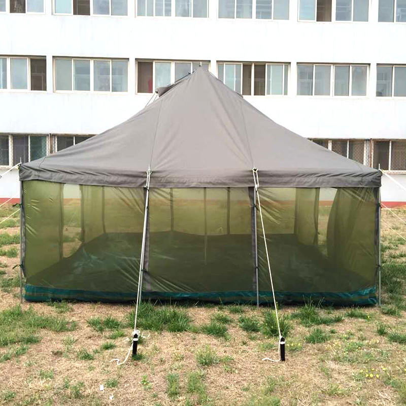 4.8x4.8m Militar Pole Tent- Uri ng Tropikal
