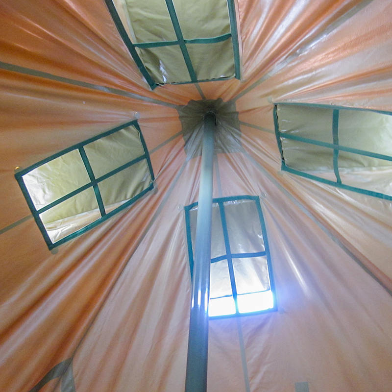 5x5m 8-12 Person Canvas Army Tent Disaster Relief Tent