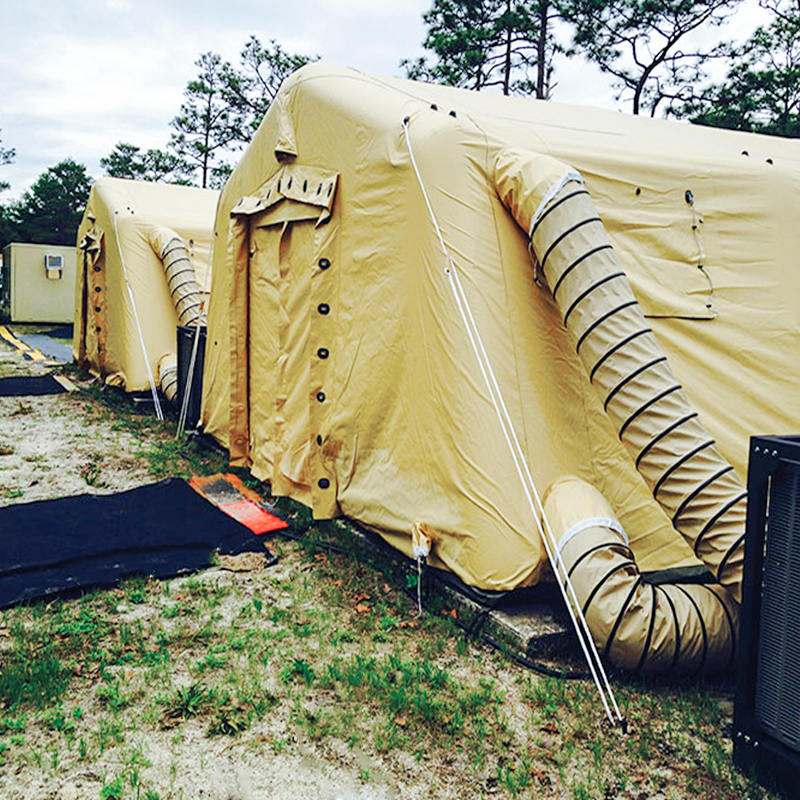 5.6x5.15m Multipurpose Small Rapid Deployment Low-Pressure Inflatable Shelters