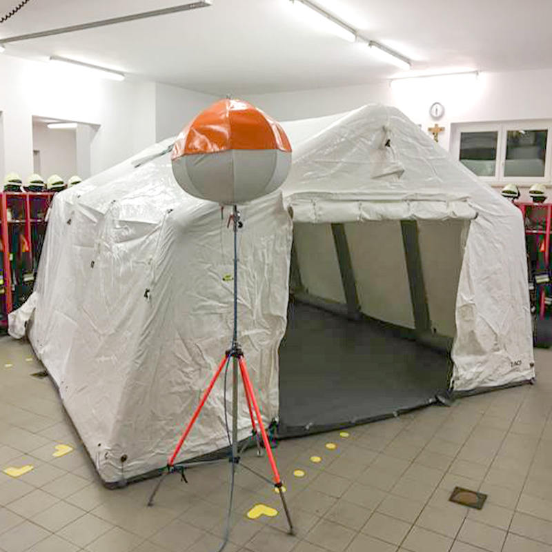 5.6x5.15m Multipurpose Small Rapid Deployment Low-Pressure Inflatable Shelters