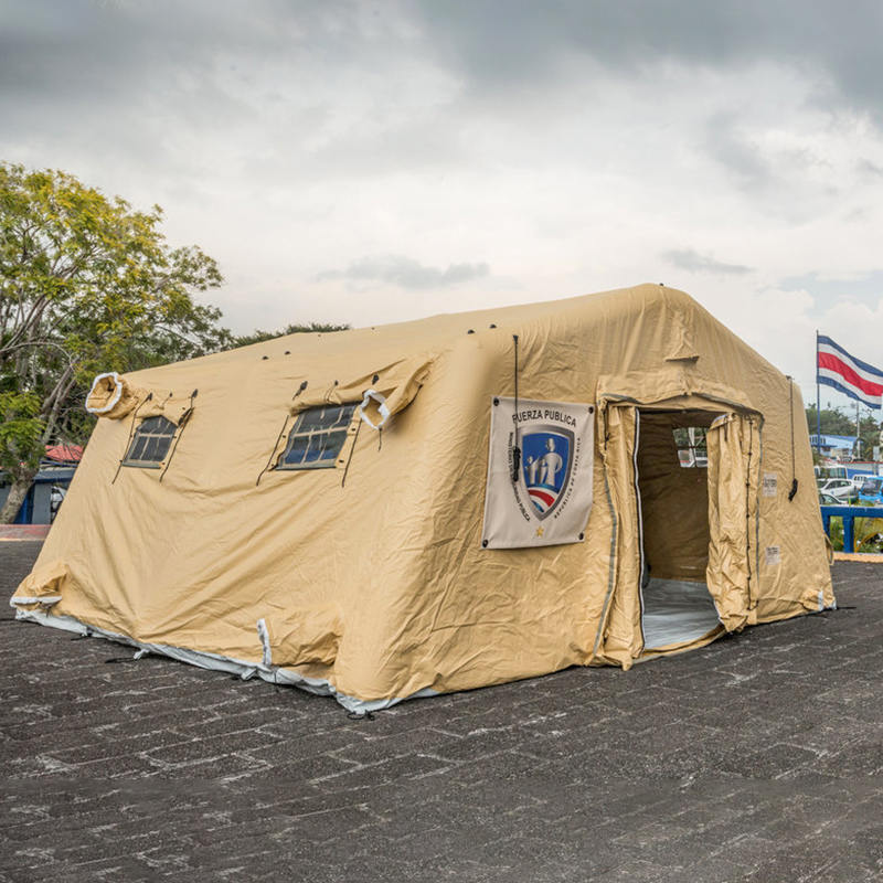 5.6x5.15m Multipurpose Small Rapid Deployment Low-Pressure Inflatable Shelters