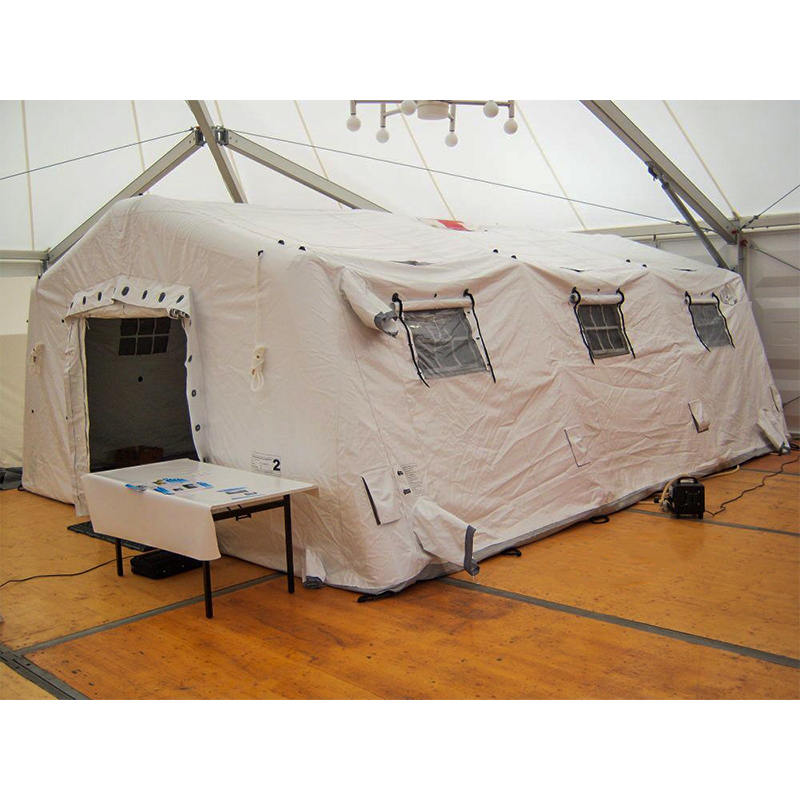 Low-Pressure 5.6x7.55m Multipurpose Medium Rapid Deployment Inflatable Tent