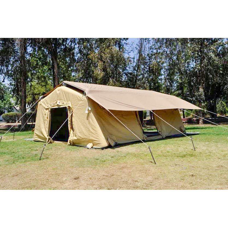Low-Pressure 5.6x7.55m Multipurpose Medium Rapid Deployment Inflatable Tent