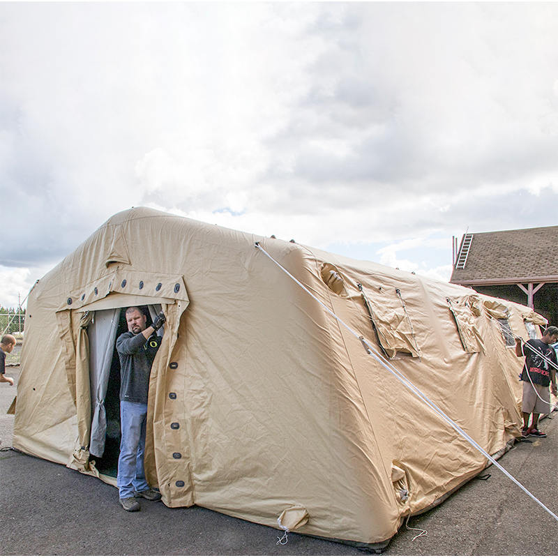 5.6x9.95m Multipurpose Medium Rapid Deployment Shelter Low-Pressure Inflatable Tent