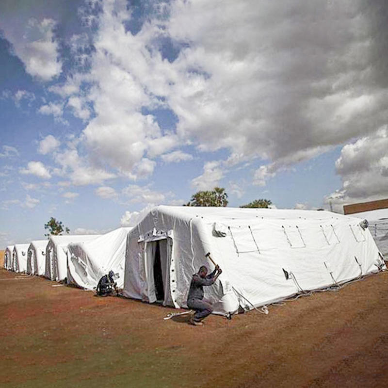 5.6x9.95m Multipurpose Medium Rapid Deployment Shelter Low-Pressure Inflatable Tent