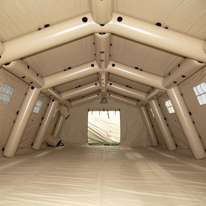 5.6x9.95m Multipurpose Medium Rapid Deployment Shelter Low-Pressure Inflatable Tent