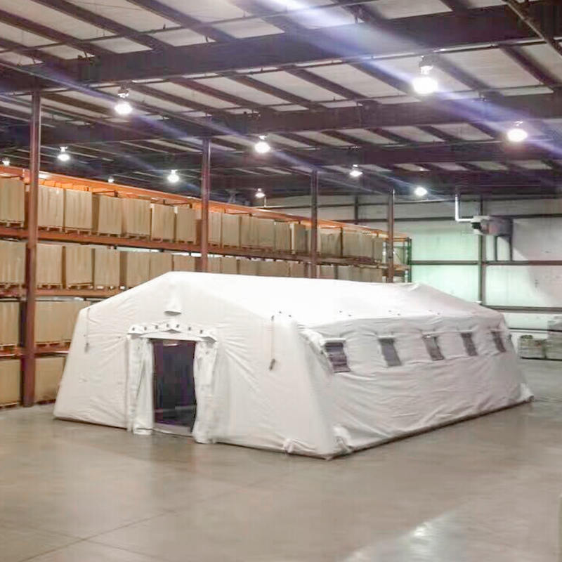 Mababang-Pressure 5.6x12.35m Multipurpose Large Inflatable Quick Deploy Airtight Tent